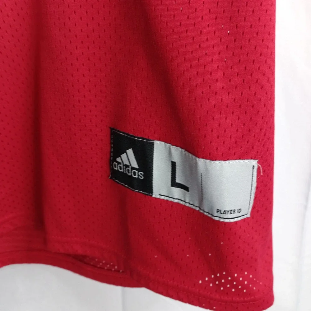 Adidas Kansas Jayhawks Cobee Bryant 98 Football Jersey Large Red KU NCAA